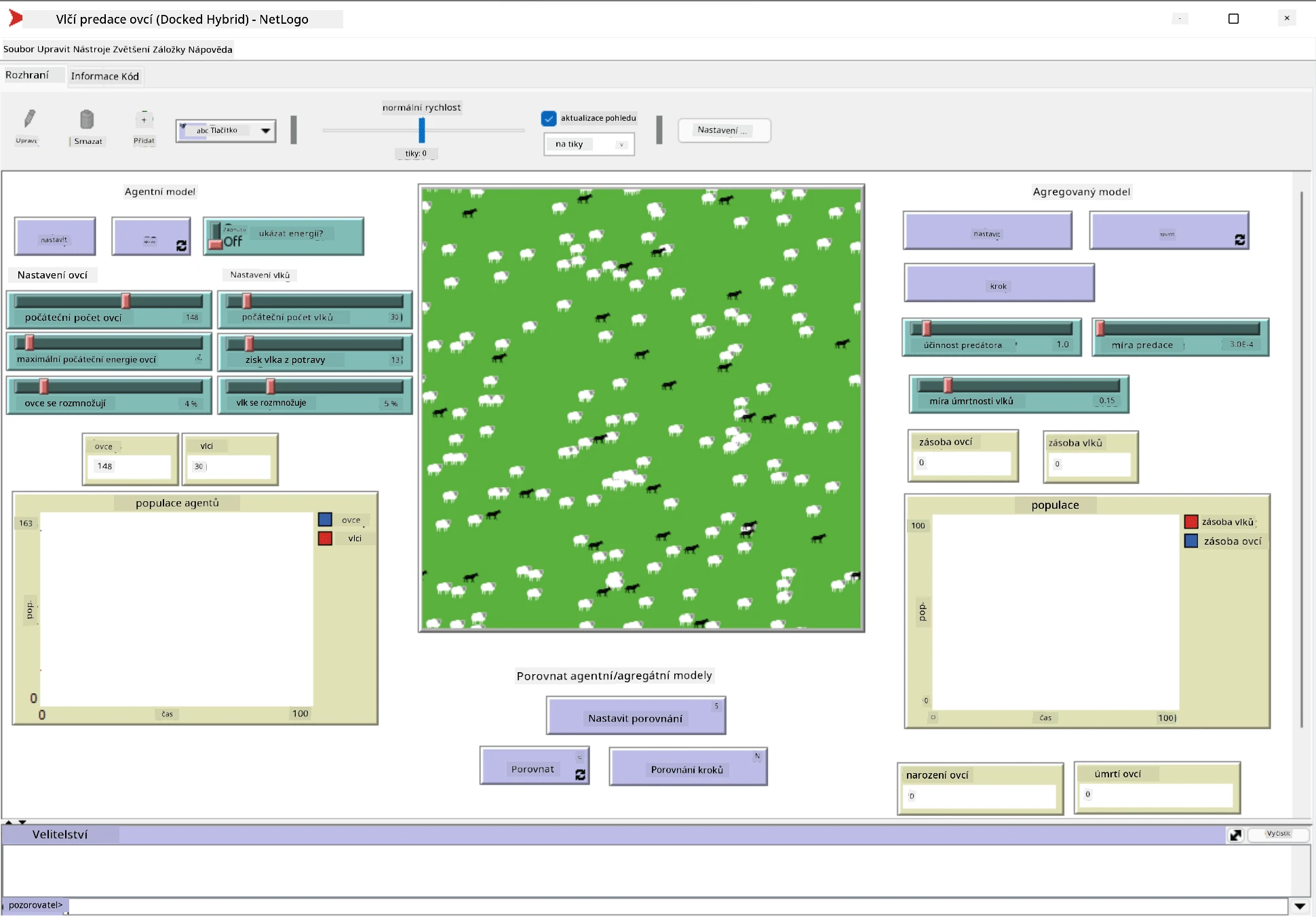 NetLogo Main Screen