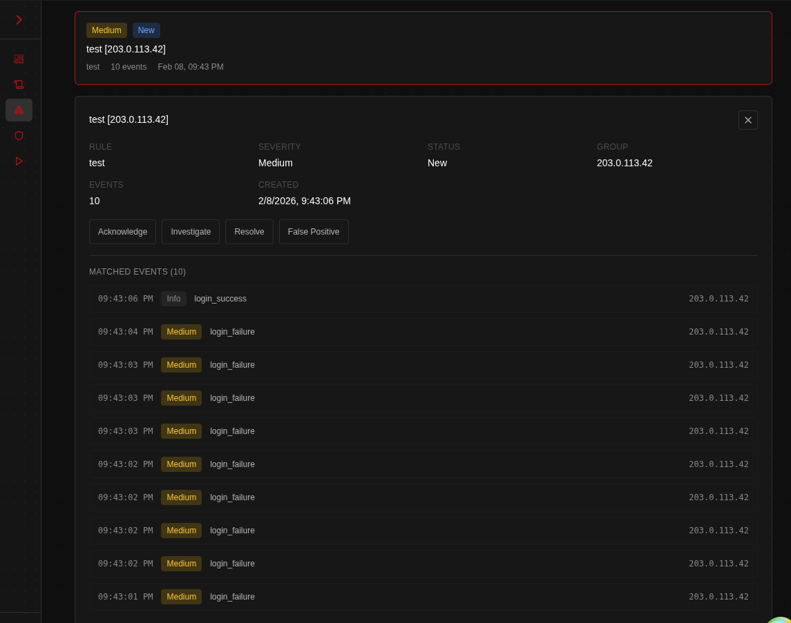 Alert Detail