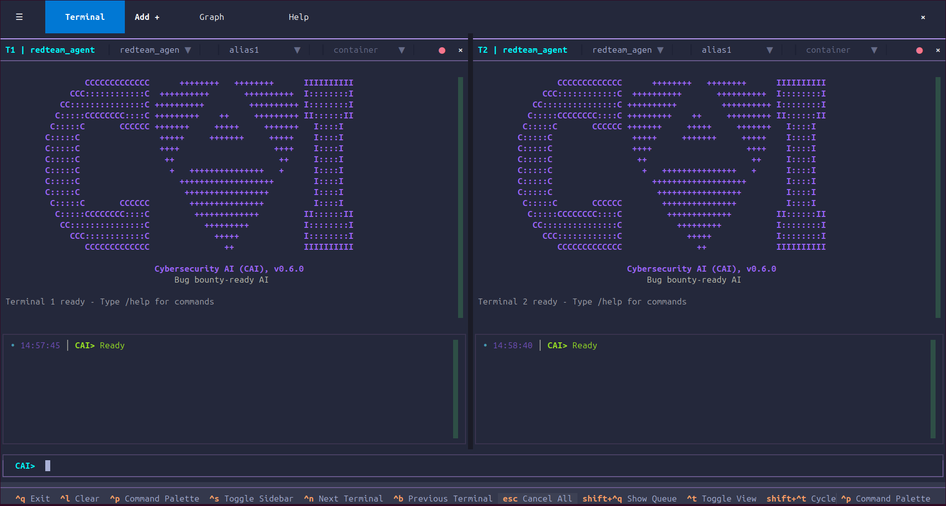 Split Terminal Layout