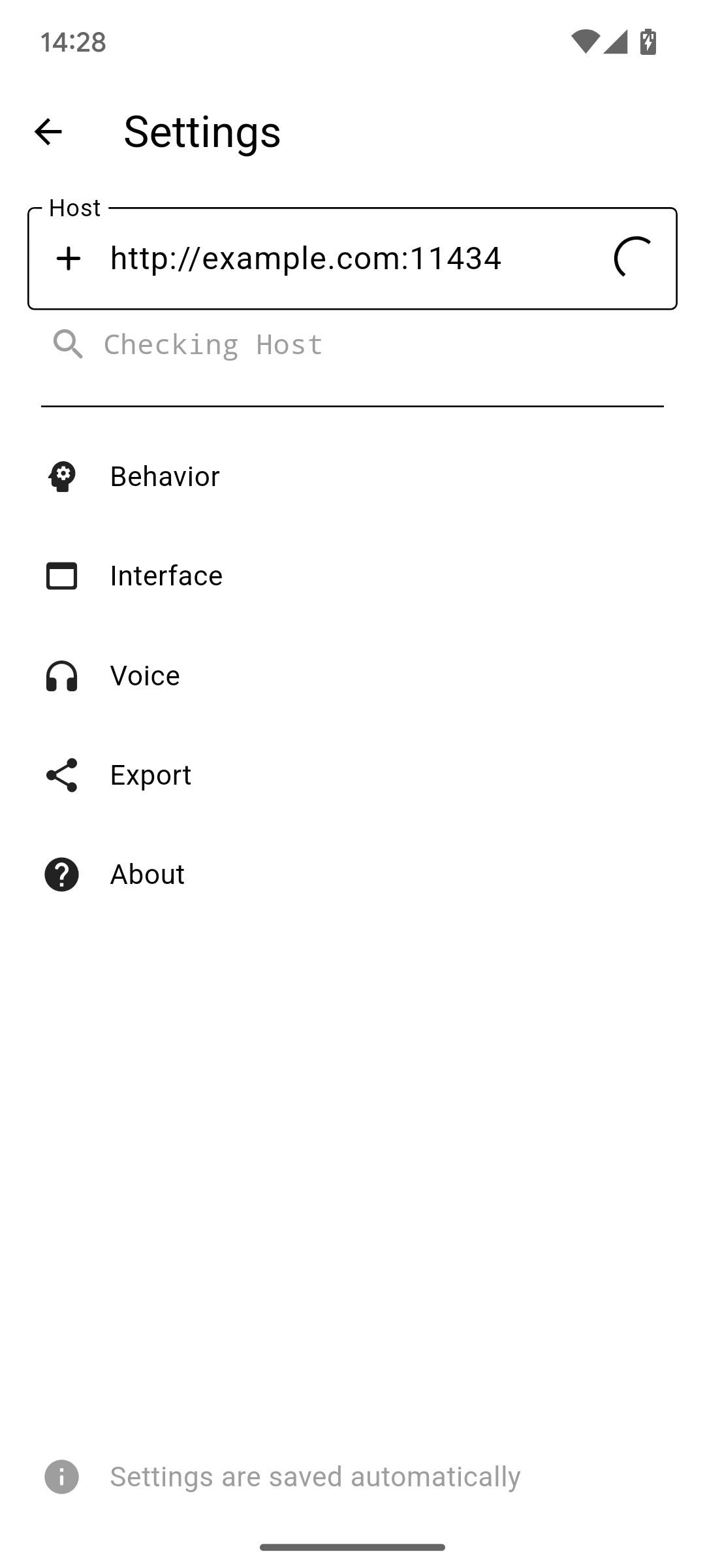 looking for host
