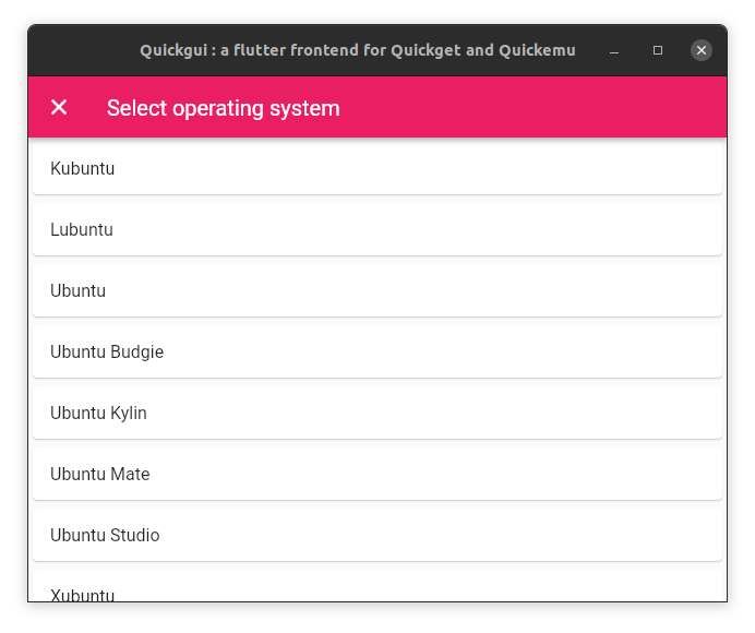 The Ubuntu flavors
